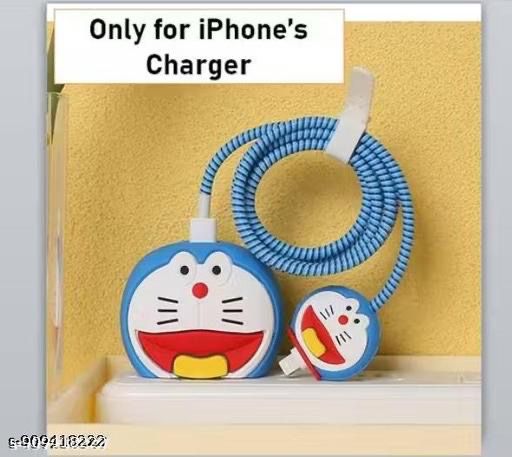 iPhone charger cover doraemon