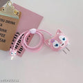 iPhone charger cover cat face shape