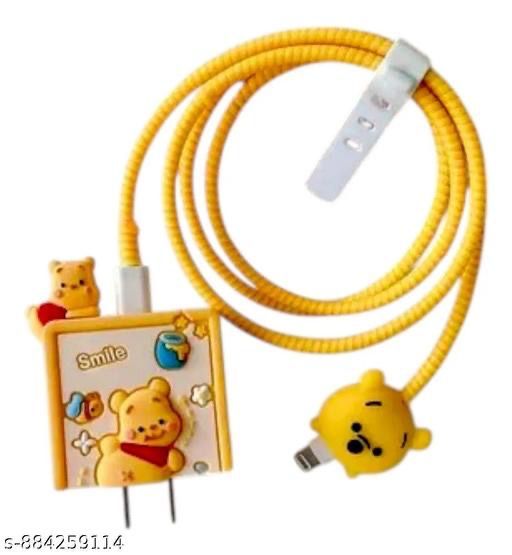 iPhone charger cover bear in square shape