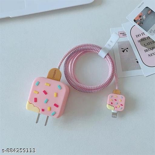 iPhone charger cover Ice cream Shape Design